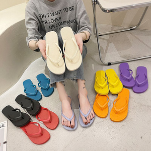 Fashion Summer Rubber Sandals Flip Flops Women Slippers Ladies Shoes Indoor Outdoor Flip-Flops Beach Flat Slides