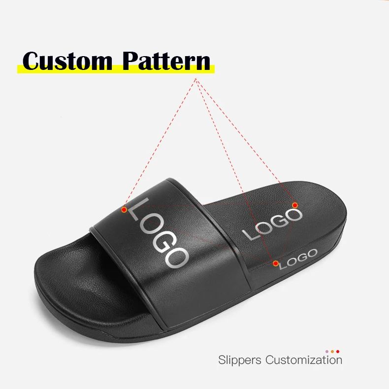 Customized Slides Printed Boy Slider Sandal Unisex Women Custom Shoes With Logo Branding Slippers Men Plain Blank Slide