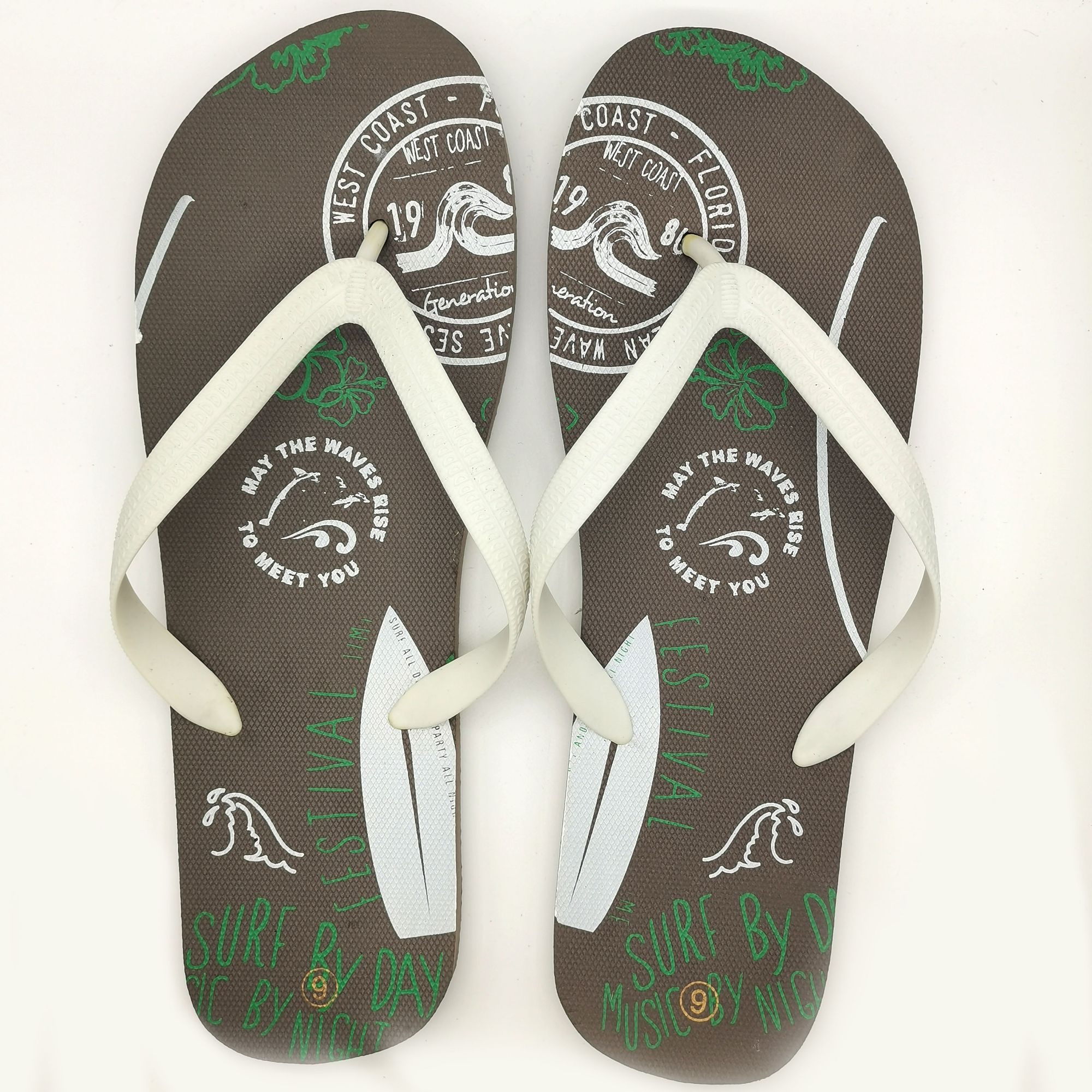 Outdoor flip-flops Non-slip and wear resistant in summer Boys slippers Printed flip flop