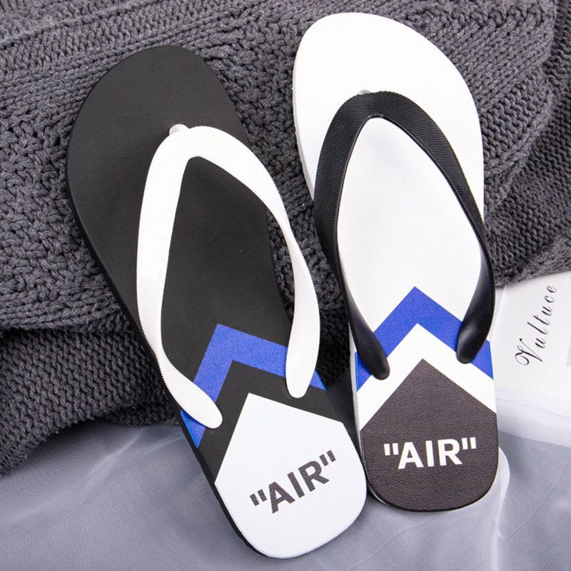 OEM Customized Beach Flip-flops Pvc Printed Logo Flipflops Slippers Comfortable EVA Custom Logo Women Flip Flops For Men