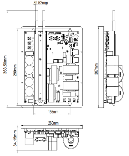 SPB-D26080BA1 Heat pump compressor drive board