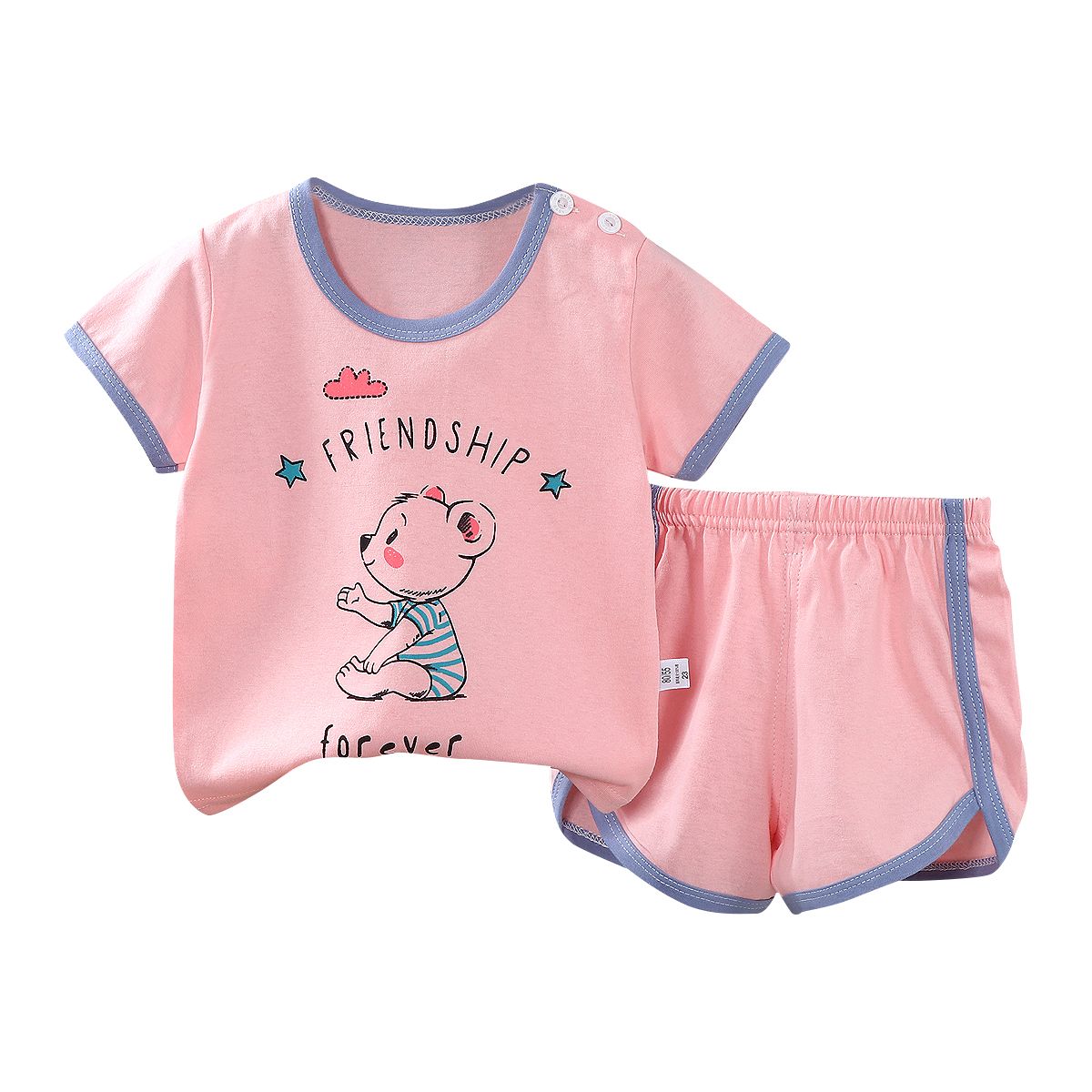 Animal matter Baby Clothing Set for Toddler Boys Soft Fabric Top and Shorts Outfits for summer Seasons