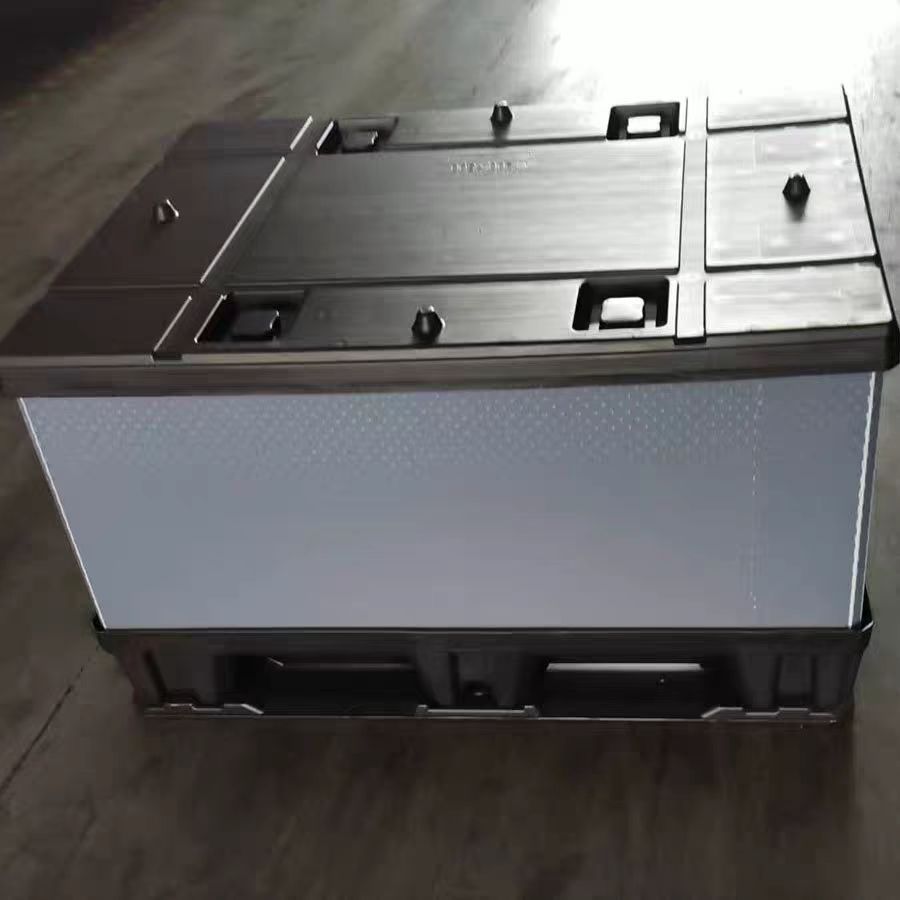 Folding honeycomb floor cover turnover box