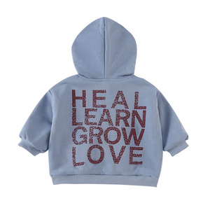 Children's hoodie hooded men's and women's spring coat new spring and autumn loose baby long sleeved upper garment