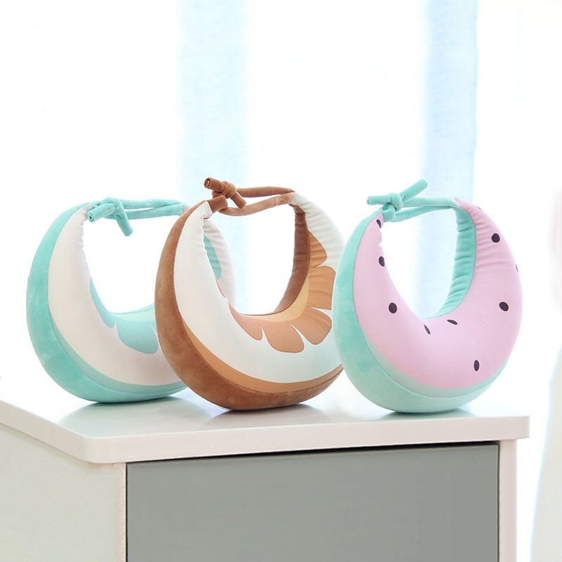 Hot Sales Wholesale Custom Microbeads Fruit; U-shaped Neck Pillow For Travel Rest