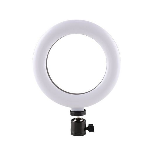 12cm USB 3 Modes Dimmable LED Ring Selfie Beauty Vlogging Photography Video Lights with Tripod Ball Head