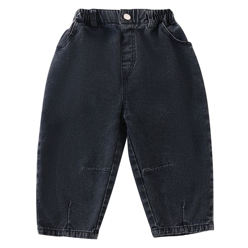 Children's jeans loose boys' spring clothes 2024 new style spring and autumn Western girls' pants baby casual pants