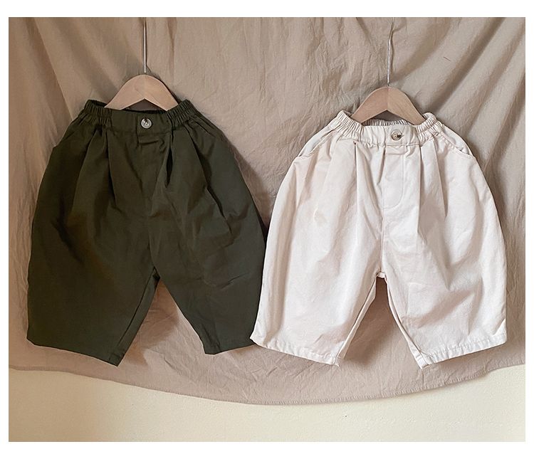 Children's pants, spring clothes, boys' casual pants, loose cotton new style, spring and autumn girls' Korean version baby pants