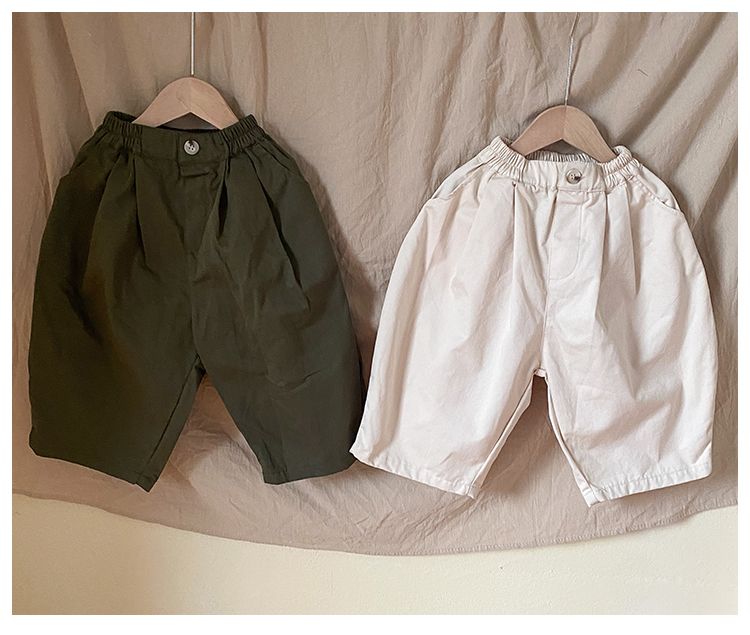 Children's pants, spring clothes, boys' casual pants, loose cotton new style, spring and autumn girls' Korean version baby pants