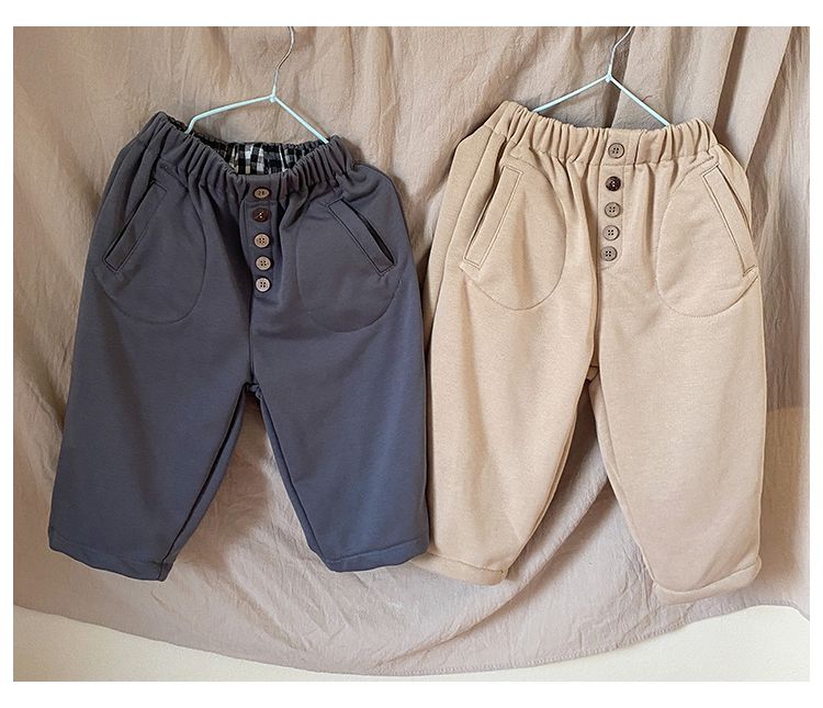 Children's sports pants for spring and autumn, boys' spring casual, girls' sanitary pants, new loose pants