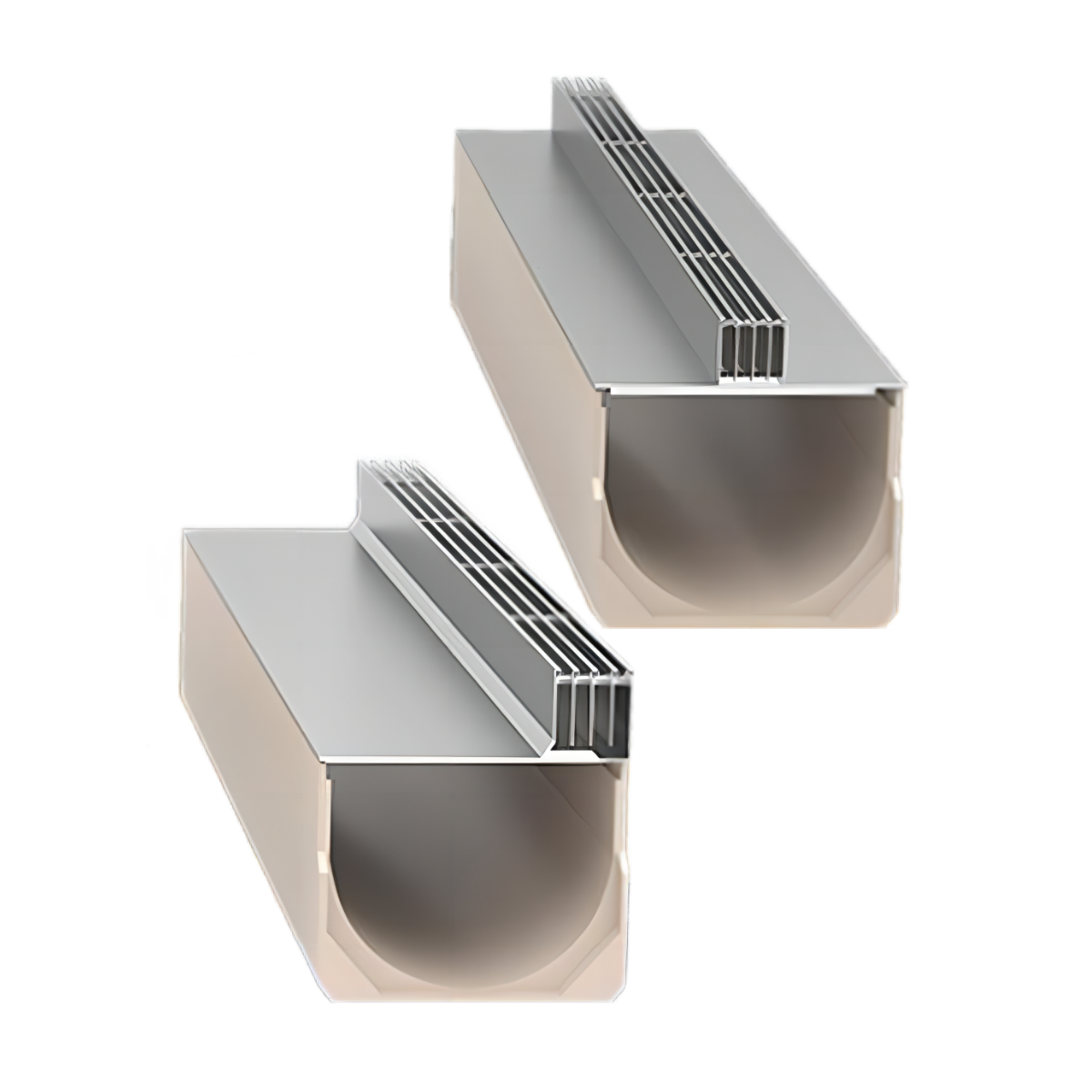 Stainless steel linear gutter cover U-channel drain tank Stainless steel slit linear cover plate