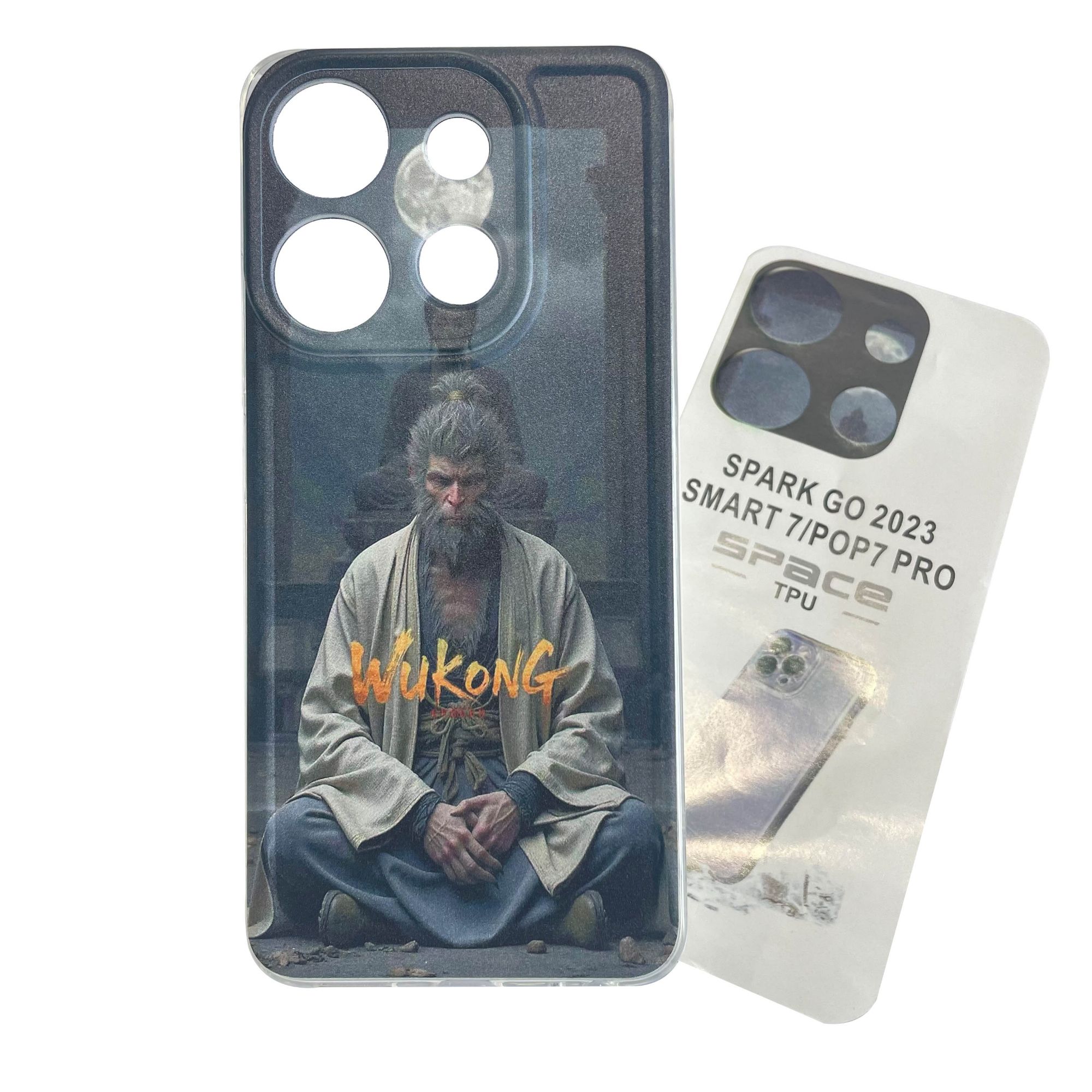 Monkey-King Wukong Phone Case Game Style Thin Shell Anti Fall Skin Friendly For Infinix Spark Go 2023&Smart 7&Pop 7 Pro