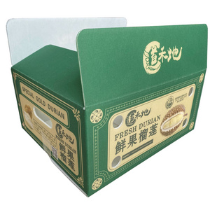 Hollow strip coated anti-impact packaging box turnover