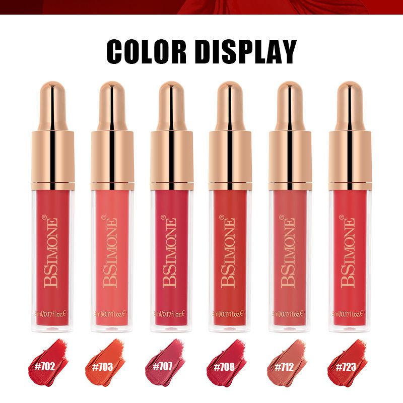 No Transfer Glossy Lip Gloss, Long-lasting Matte Lip Glaze OEM ODM