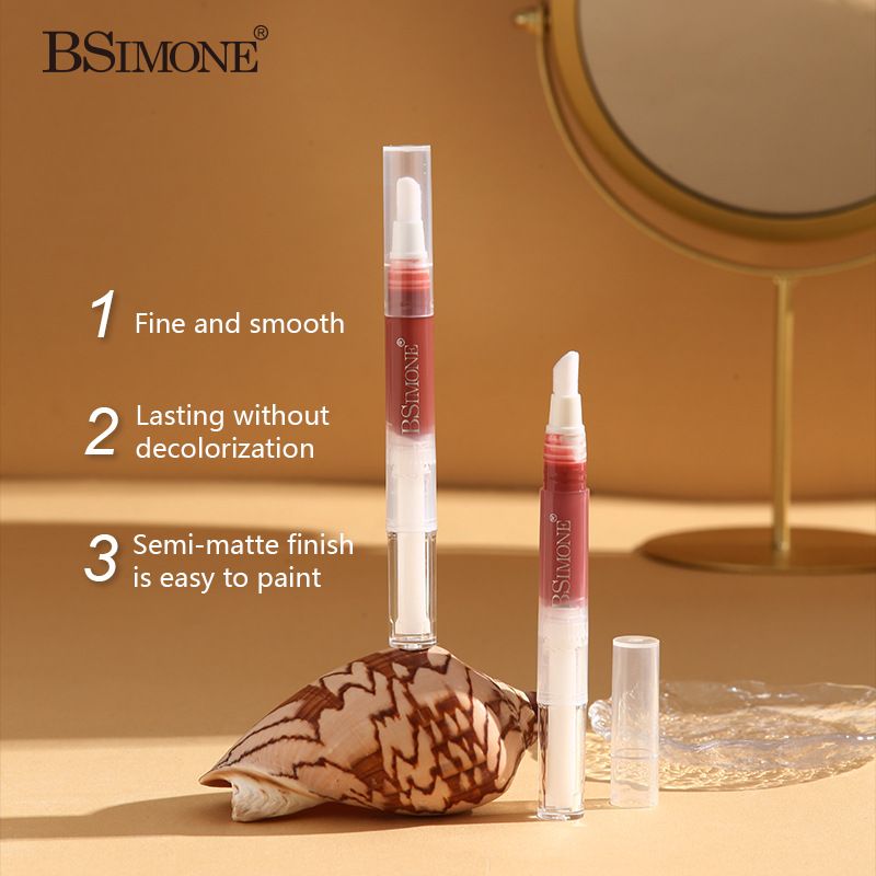 Soft Mist Smooth Velvet Mousse Lip Glaze, Moisturizing And Plumping lips, Long-lasting Color Satin Lip Gloss OEM ODM