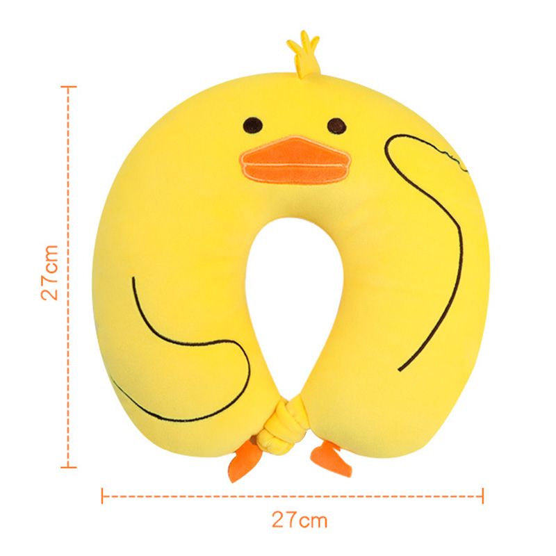 Hot Sell Yellow Duck Pp Cotton u-Shaped Pillow Custom Logo Soft Skin For Decor Factory Creative