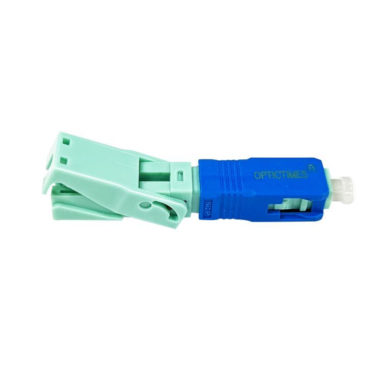 SC APC UPC Single Mode Green Field Assembly Optical Fast Connector Fiber Optic Quick Connector for Ftth Drop Cable