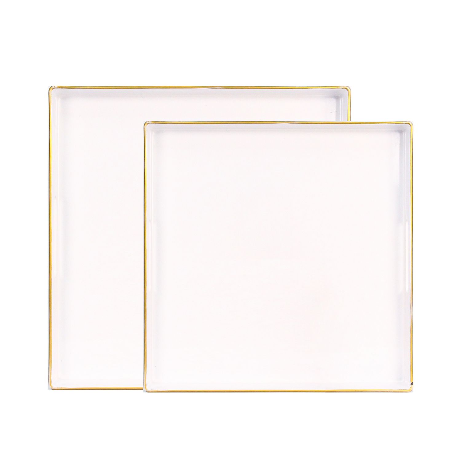 Modern Rectangular Plastic Tray for Home and Office Use Decorative Serving Tray Food and drink serving tray