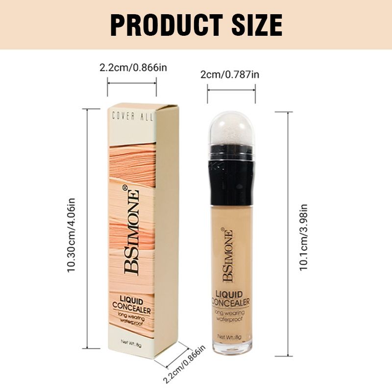 Concealer, moisturizing, long-lasting, hydrating and brightening, waterproof and sweat-proof foundation