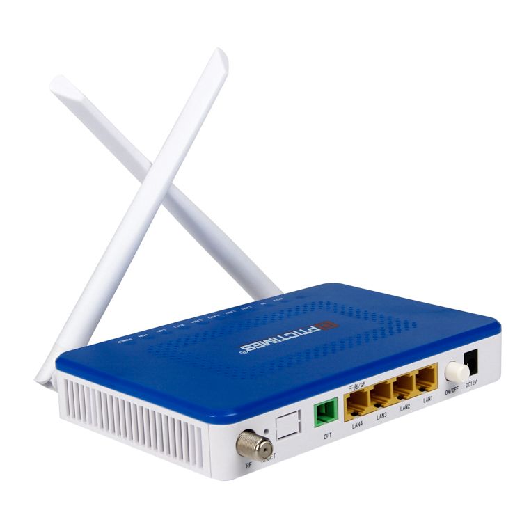 FTTH Fiber Optic Onu 4 Lan Port Wifi Catv Xpon Onu Gpon Epon Onu