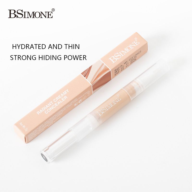 Naturally moist, light and thin liquid concealer for dark circles, acne, spots, waterproof and long-lasting