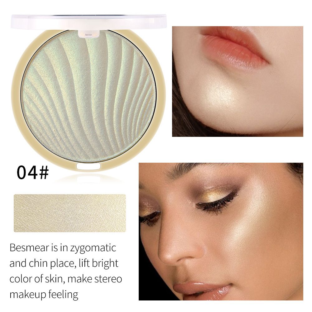 BSIMONE Shell Pearlescent Glitter Highlighting Powder Non-Flying Powder Monochrome Portable