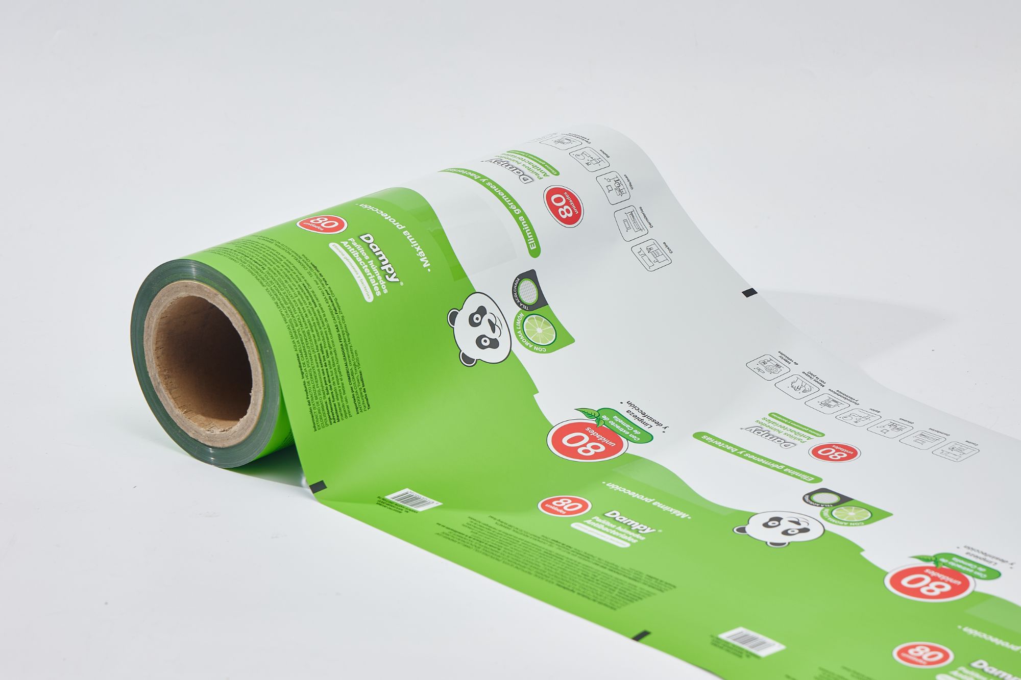 High Quality baby wet paper pack Cleaning wet paper automatic plastic packaging roll films