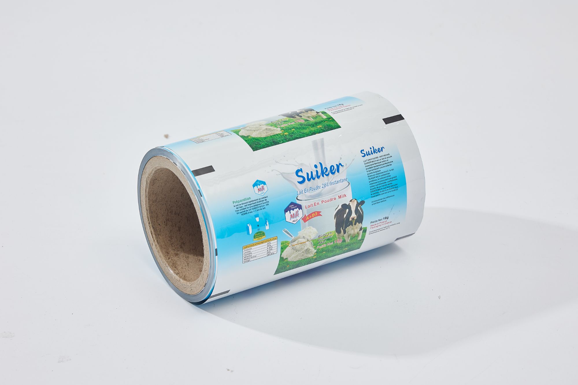 Custom Printed Roll Flexible Film Laminated Plastic Film Rolls for Milk Powder Packing milk powder packaging bag