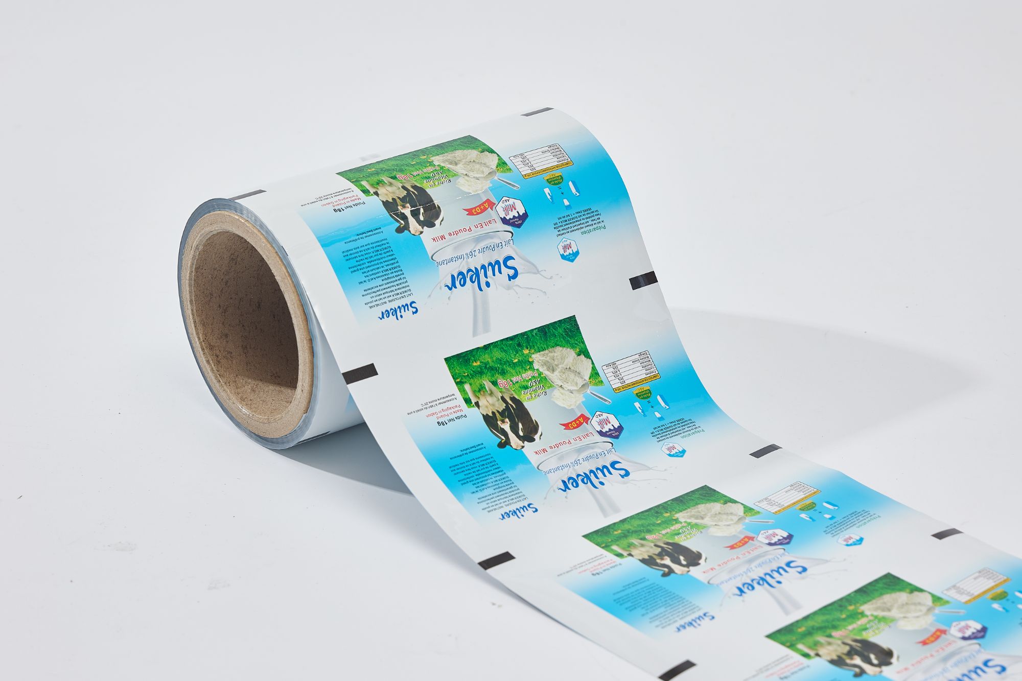 Custom Printed Roll Flexible Film Laminated Plastic Film Rolls for Milk Powder Packing milk powder packaging bag