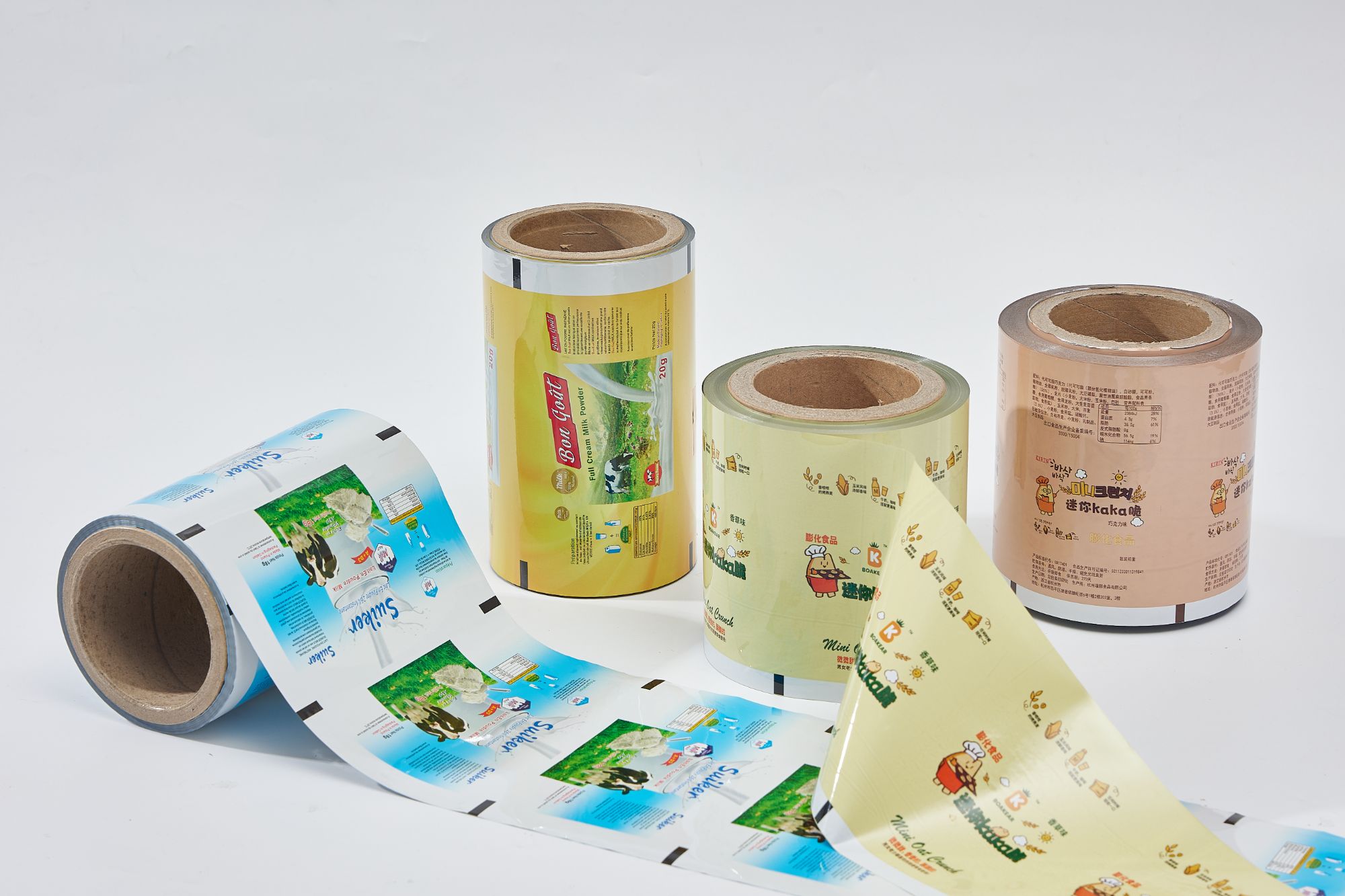 Custom Printed Roll Flexible Film Laminated Plastic Film Rolls for Milk Powder Packing milk powder packaging bag