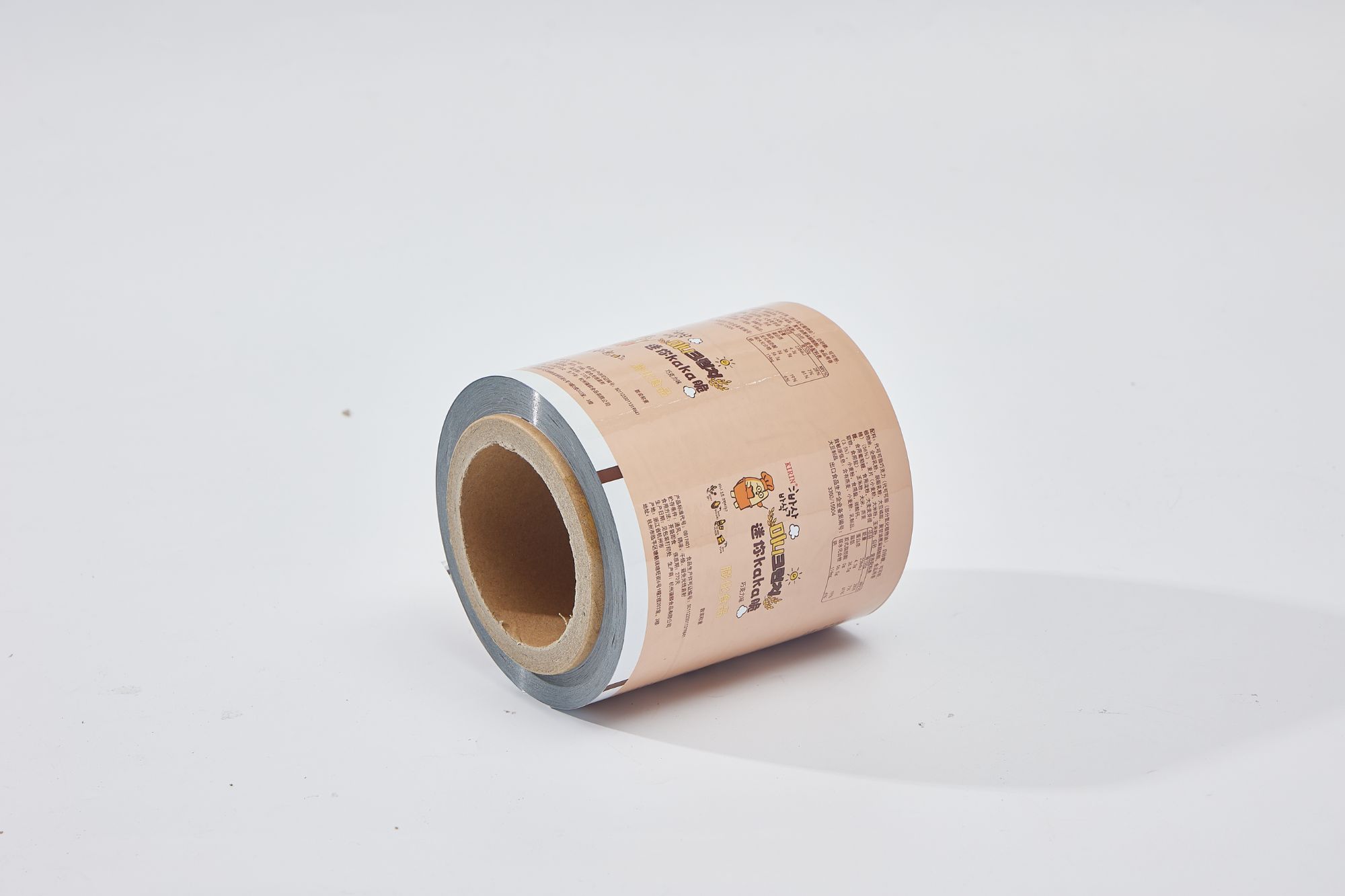 OEM design printing Roll stock stick pack pouch film Biscuit Crunch Snack Food Automatic packaging films