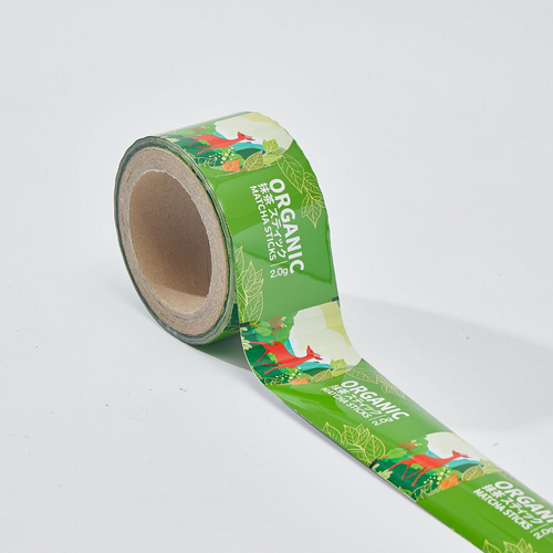 Custom Plastic Laminated Instant Matcha Tea Powder Stick Wrapper Automatic Sachet Packaging Roll packing film