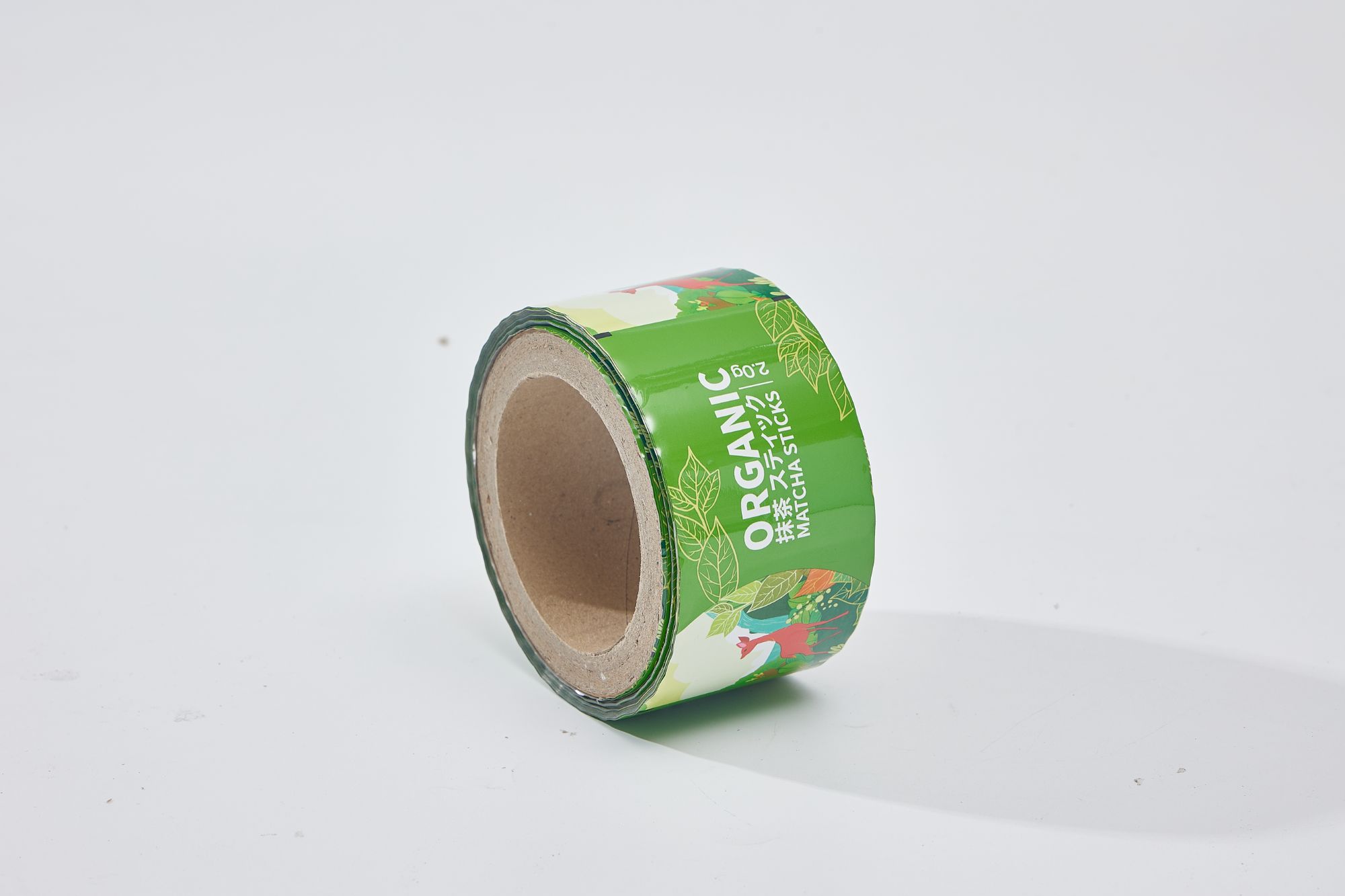 Custom Plastic Laminated Instant Matcha Tea Powder Stick Wrapper Automatic Sachet Packaging Roll packing film