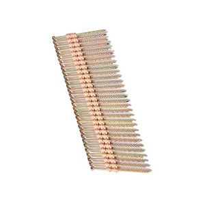 Non standard head Plastic Strip Nail Collated Framing Nail 21 Degree Kitachi Framing Nails 75Mm For Wood Frame