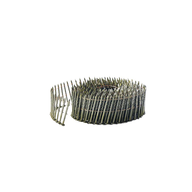 15 Degree 2.1Mm X 3.8Mm Wire Pallet Pneumatic Coil Nails Tool For Decking And Fencing