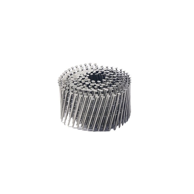 Screw Spiral Shank 15 Degree Wire Weld Coil Nails For Wood Pallet Common Nails Stinger For Roofing