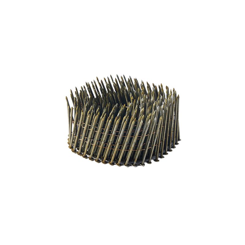 High quality low carbon Steel Wire Wooden Pallet Screw 304 Stainless Steel Coil Nails