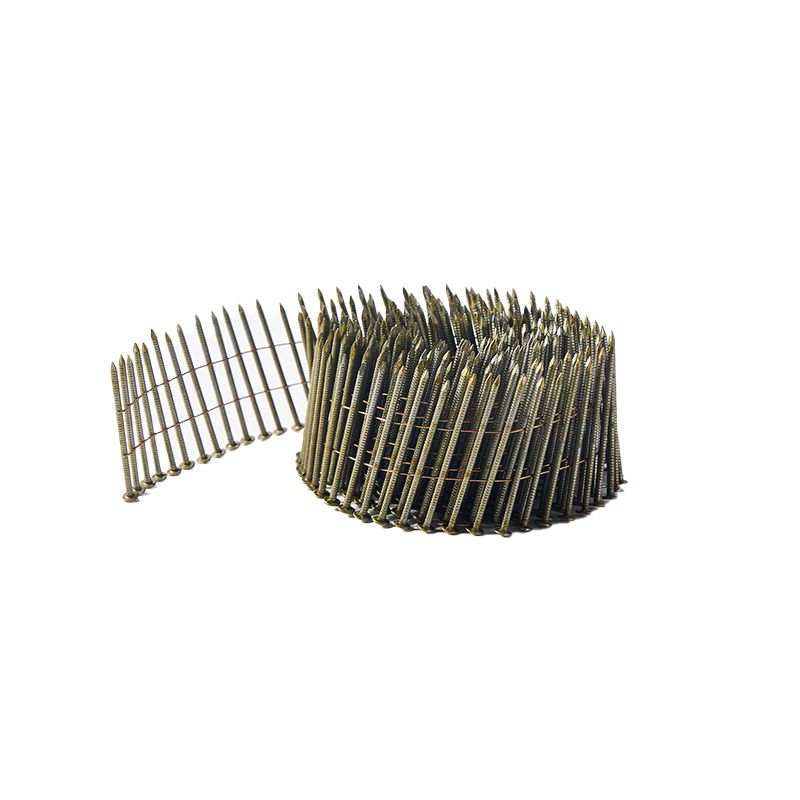 High quality low carbon Steel Wire Wooden Pallet Screw 304 Stainless Steel Coil Nails