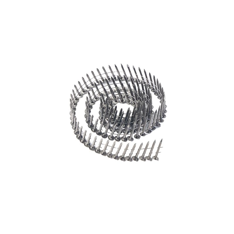 High Quality Steel Nails Factory Collated Coil Nails For Pallet Pneumatic Nail Gun Use