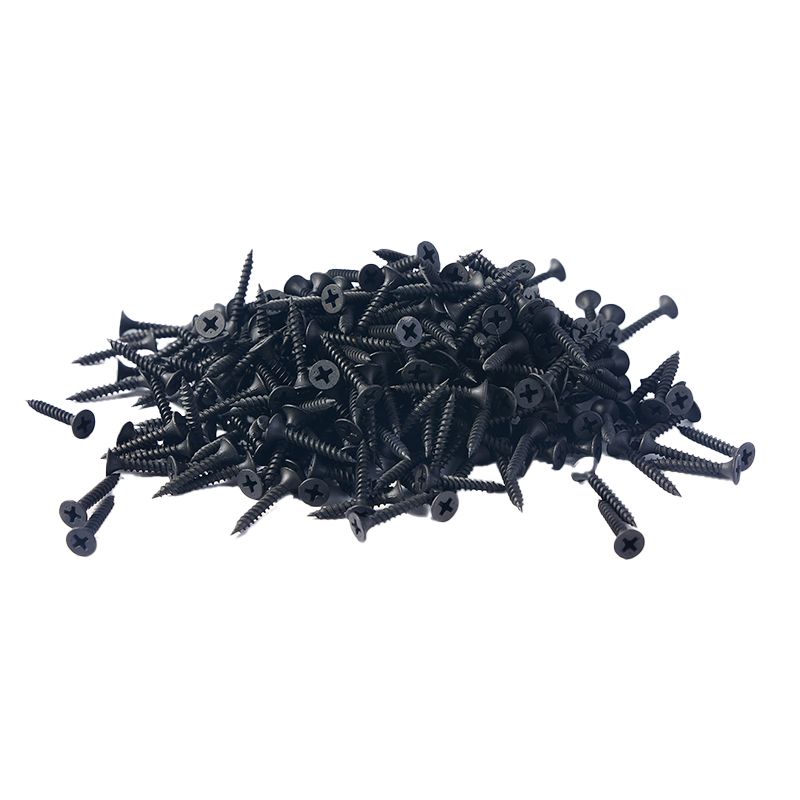 Cross Recessed Screws Drywall Screw Direct Customized Drywall Fiberboard Nail Black