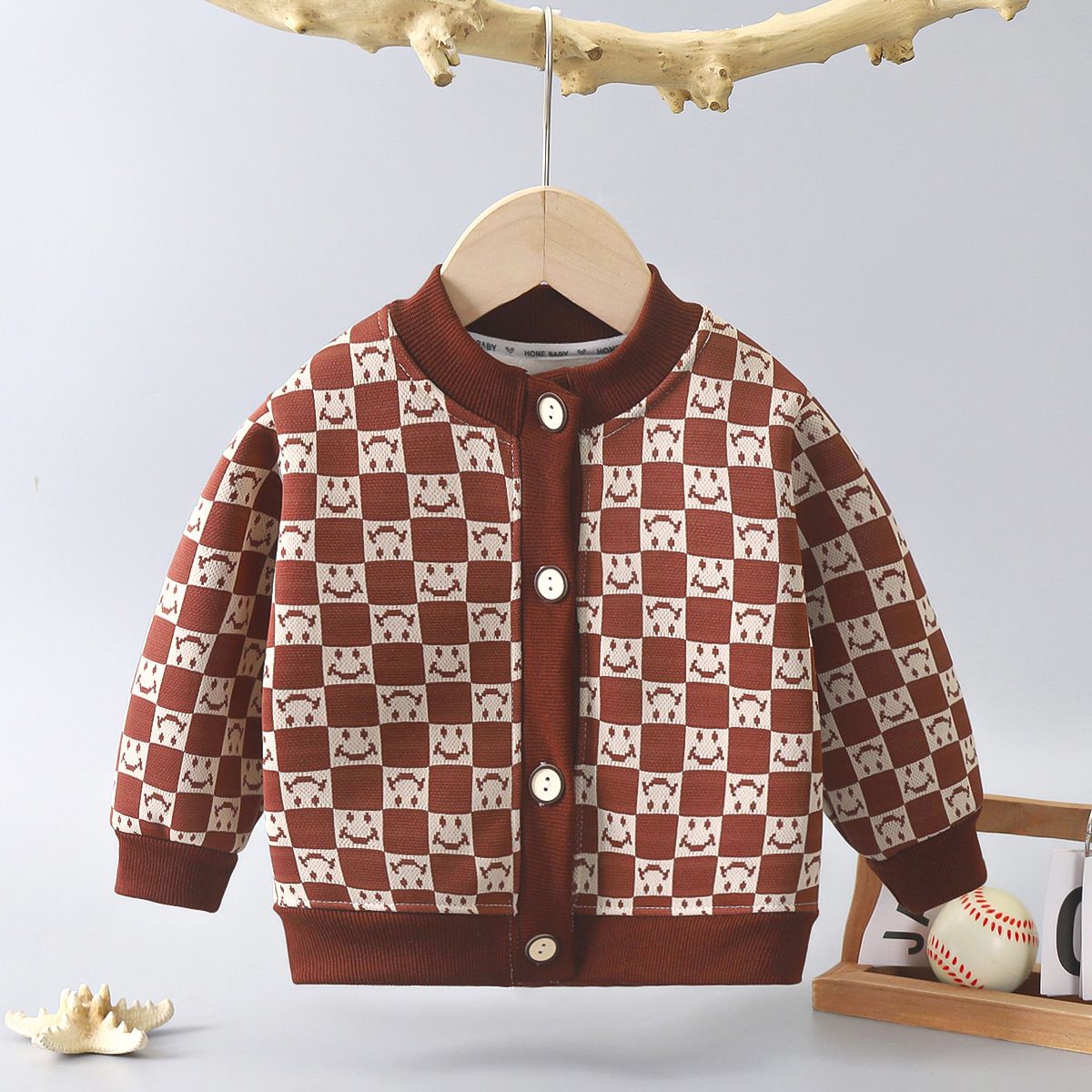 Autumn New Girls' Knitted Jacket Crewneck Long-Sleeve Cardigan Fashion Sweater Kids' Casual Versatile Top