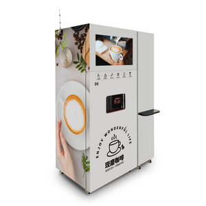 Factory price commercial coffee vending machine with ice maker