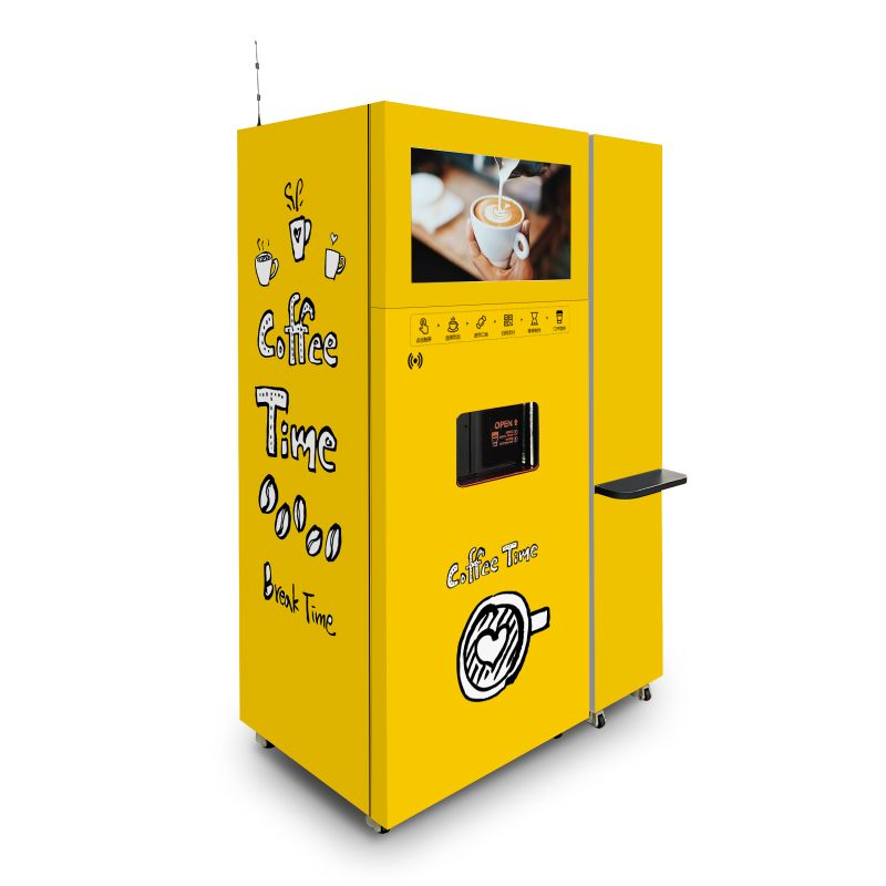 Factory price commercial coffee vending machine with ice maker