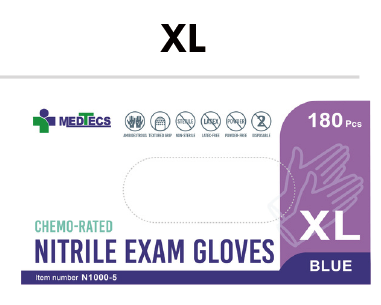 ISO 10993 Surgical Disposable Thick Medic Rubber Nitrile Exam Gloves