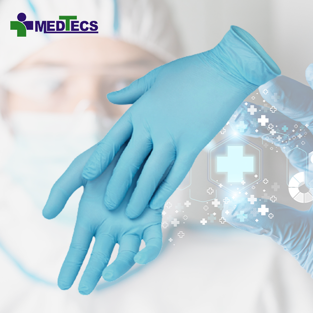 Food Industry Powder Free Exam Use Medical Nitrile Gloves