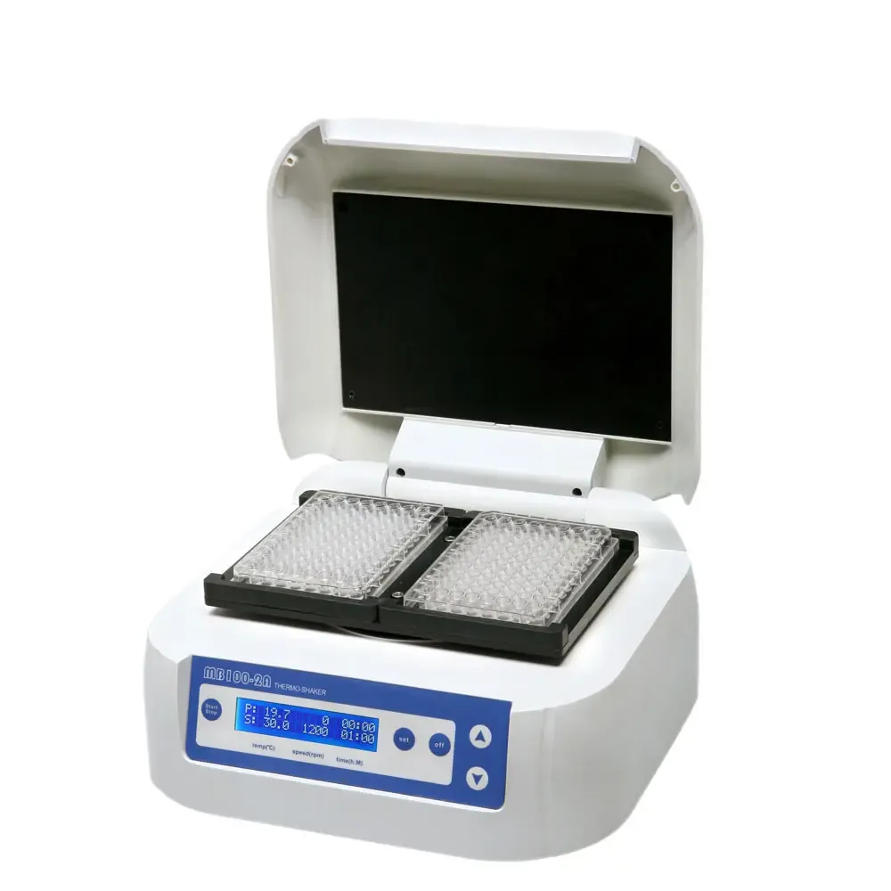 Unite MB100-2A Laboratory Microplate Thermo Shaker Incubator Room Temp +5~70 Degree Speed 100-1200rpm