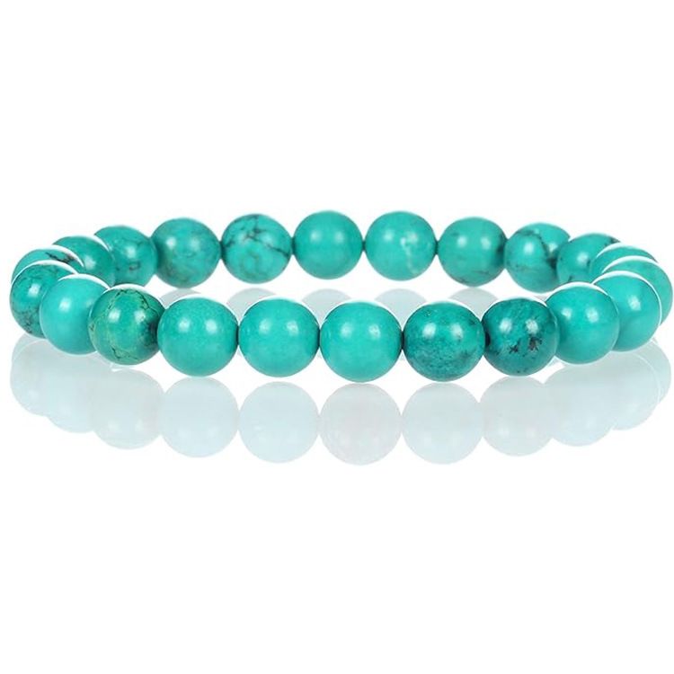 Men's Women's Gemstone Healing Bracelet Natural Stone Jewelry Turquoise Tiger's Eye