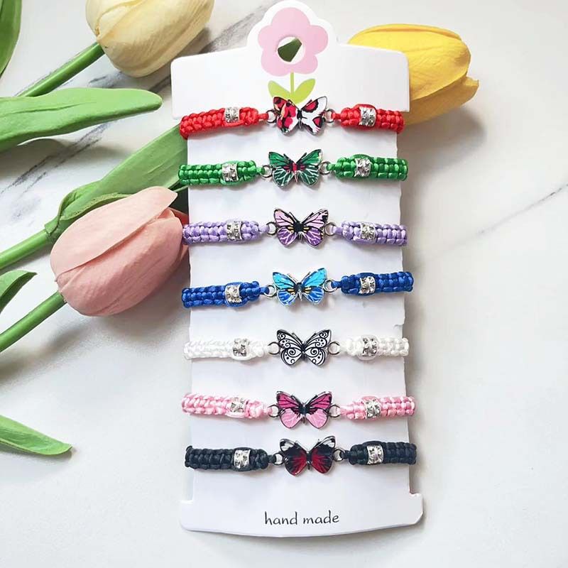 Hand-woven couple butterfly bracelet bracelet bracelet bracelet