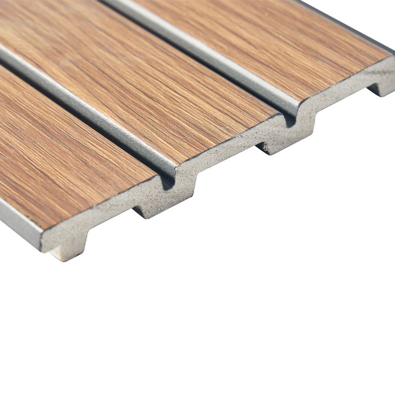 High quality waterproof fireproof wood composite wall cladding fluted wains cotting wpc wall panel