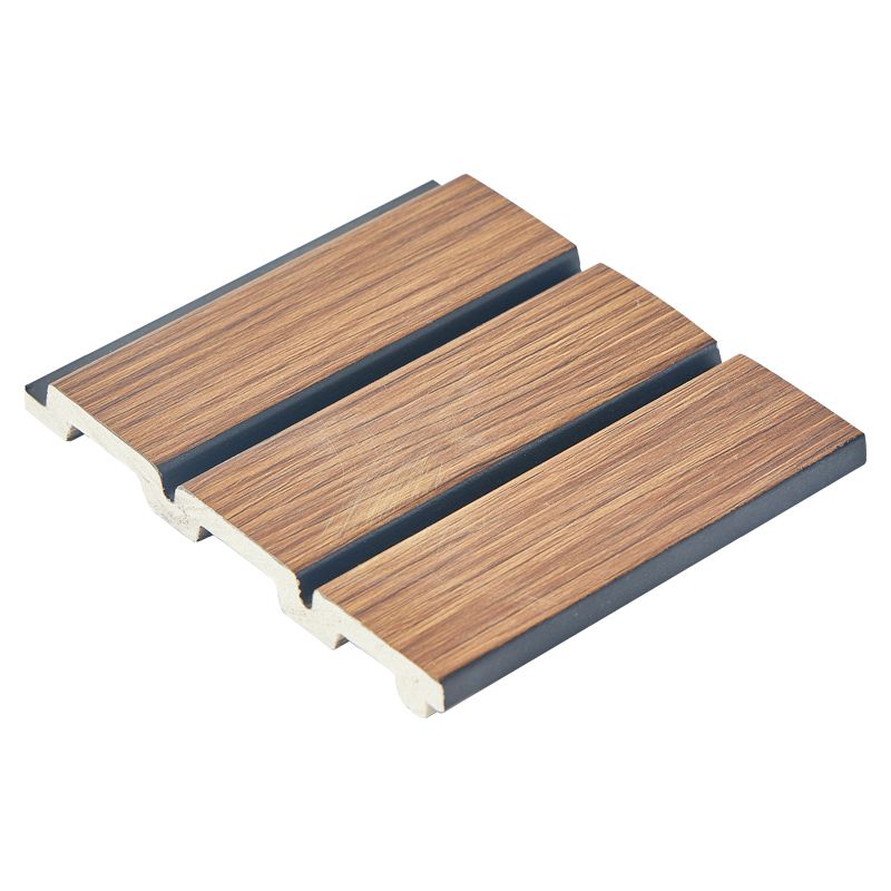 High quality waterproof fireproof wood composite wall cladding fluted wains cotting wpc wall panel